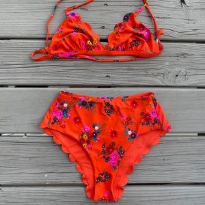 Scallop Triangle Bikini Top